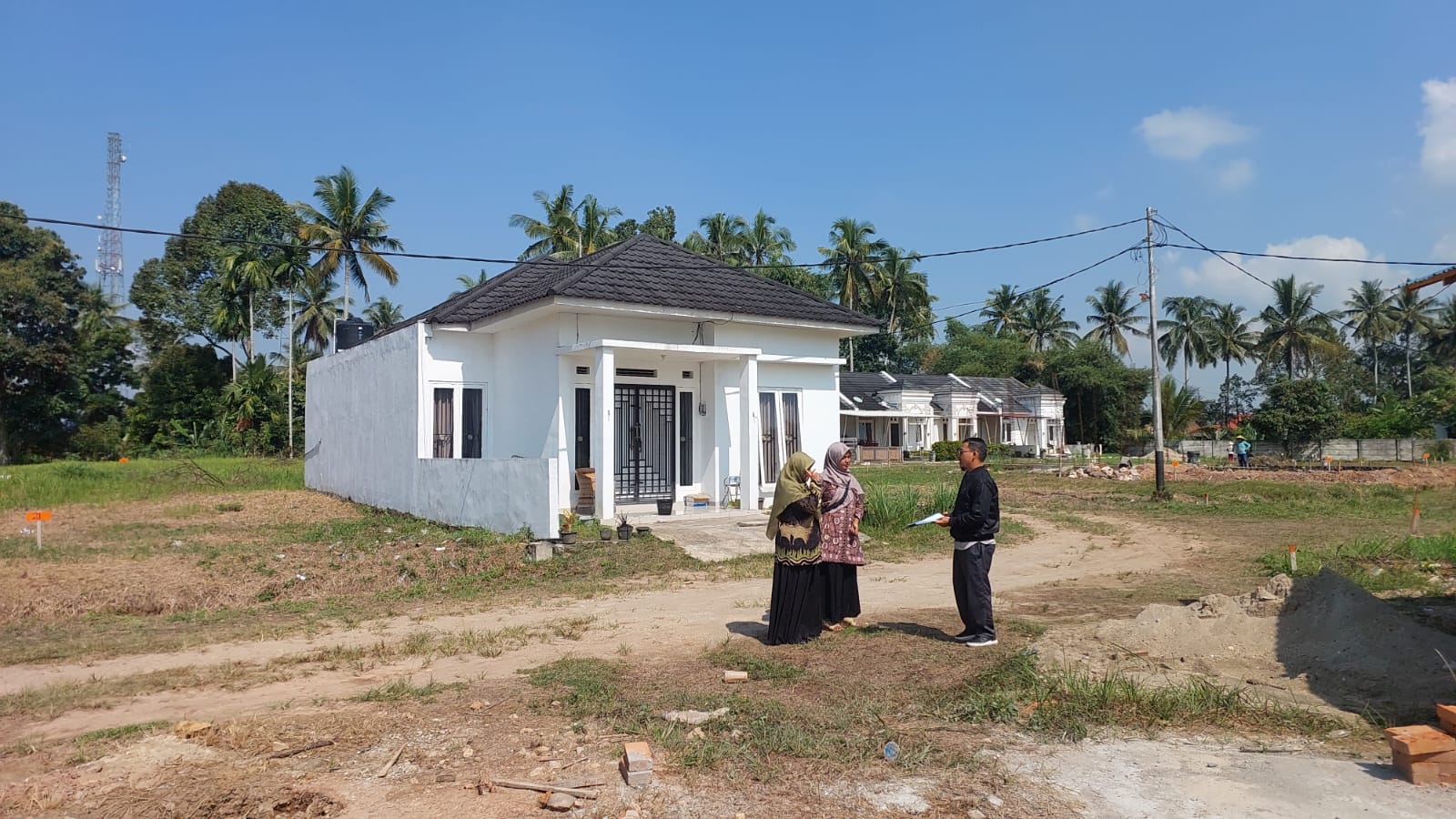 Pendataan rumah di lapangan